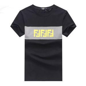 春夏季節限定 2019年春夏新作モデル FENDI フェンディ 半袖Tシャツ 3色可...