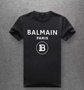 話題沸騰中の2019夏季新作 今季大人気のデザイン 毎年爆発的人気 BALMAIN バルマン 半袖Tシャツ 多色可選
