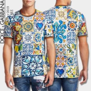 Dolce&Gabbana ドルチェ＆ガッバーナ 半袖Tシャツ 2019年春夏の限定コレクション 大人っぽい質感