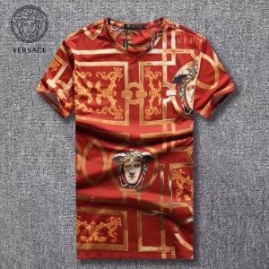 毎シーズン存在感のある 2色可選 半袖Tシャツ VERSACE ヴェルサーチ 2019年春夏の限定コレクション