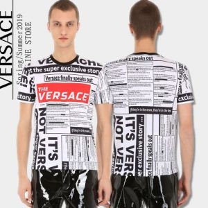 半袖Tシャツ 新しい姿を演出できる夏季新作 2019年春夏の限定コレクション VERSACE ヴェルサーチ