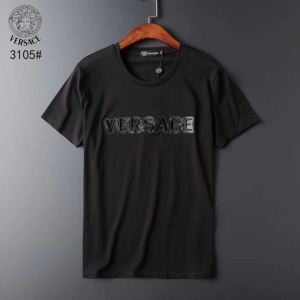 VERSACE ヴェルサーチ 半袖Tシャツ 2色可選 2019春夏こそ欲しい 世界で誰もが憧れるブランド