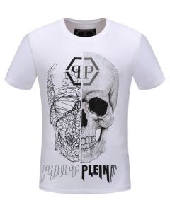 フィリッププレイン 激安PHILIPP PLEIN全国無料本物保証クールコットン100％メンズトレーニングTシャツ黒白
