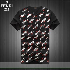 FENDI フェンディ 半袖Tシャツ 3色可選 超一流のブランド 限定特大セール 2019春夏大人気