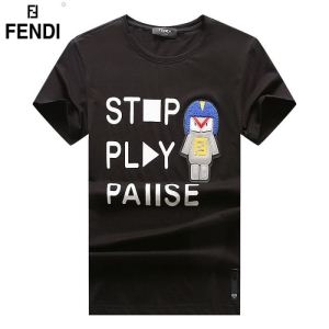 毎年爆発的人気 2019春夏用 顧客優待セール FENDI フェンディ 半袖Tシャツ 3色可選