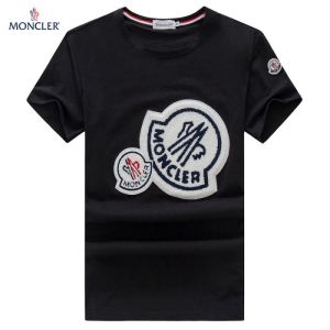 モンクレール tシャツ 偽物MONCLER全国無料正規品ロゴ付きTシャツサイズ豊富大活躍黒白グレー男性用夏アイテム