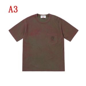 人気セール100%新品シャツ/半袖 3色可選 素敵なデザイン Supreme 19SS Stone Island Pocket Tee Shirt
