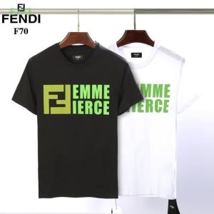 スペシャルプライス 半袖Tシャツ セール価格でお得 フェンディ FENDI 安定感のある2019夏新作 2色可選 もうすぐ日本上陸