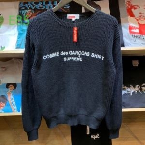2019秋冬最重要アイテム プルオーバーパーカーSupreme x Comme des Garons SHIRT Sweater 3色可選