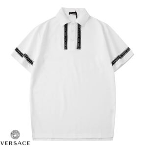 2020春夏大活躍 2色可選 半袖Tシャツ 高級感あるデザイン ヴェルサーチ VERSACE 人気ブランドの新作
