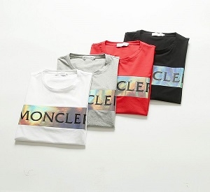 MONCLER デイリースタイルに最適 Tシャツ メンズ  モンクレール 激安 コピー 多色可選  カラフルロゴ