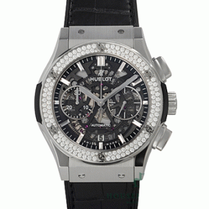 魅力向上ウブロ クラシックフュージョン腕時計コピー優良単品 525.NX.0170.LR.1104 アエロ クロノグラフ チタニウム ダイヤモンド