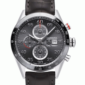 タグホイヤー カレラ 有名人の愛用品 CAR2A11.FC6313 クロノグラフ グレー腕時計