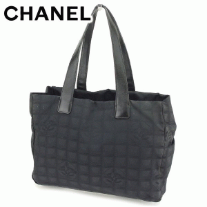 お得上品人気プレゼントシャネル Chanel バッグ トートバッグ ニュートラベルライン ニュートラベルライントートMM ブラック レディース メンズ Bag