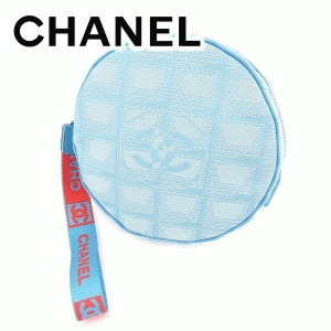 高品質ホリデー限定シャネル Chanel ポーチ ニュートラベルライン ブルー レディース  Pouch