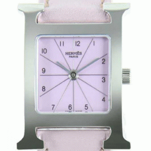 エルメス VIP価格★最新作★Hウォッチ HH1.210.531/WNV レザー ペールパープル レディースキレイメ腕時計