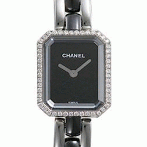 女性らしさシャネル プルミエール 高級時計 H2163 セラミック ブラック限定販売