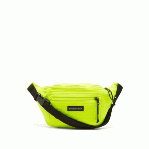 激安大特価お買い得人気バレンシアガ メンズ ボディバッグ・ウエストポーチ バッグ Logo belt bag Fluorescent yellow