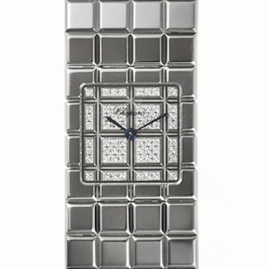 オシャレに時計シックでショパール 大人なデザイン 11/8898 アイスキューブ シルバー