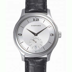 ビジネスにショパール時計コピーデザイン 168500-3001 グレー LUC クラシック マークIII グレーシンプルシルバー