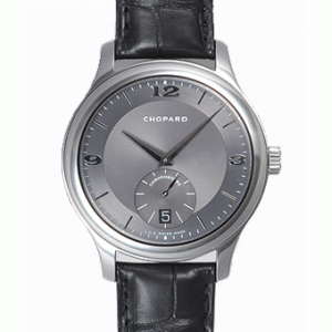 大人の余裕感ショパール 時計168500-3002 グレー LUC クラシック マークIII 品のある人気グレー