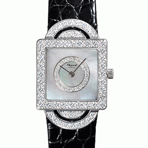 非常に魅力的ショパール時計 コピー 13/5951 スクエアケース 高機能ホワイト