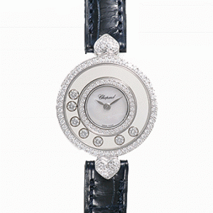 魅力満載の時計ショパール新品ハッピーダイヤ スーパーコピー 209129-1001 ホワイト