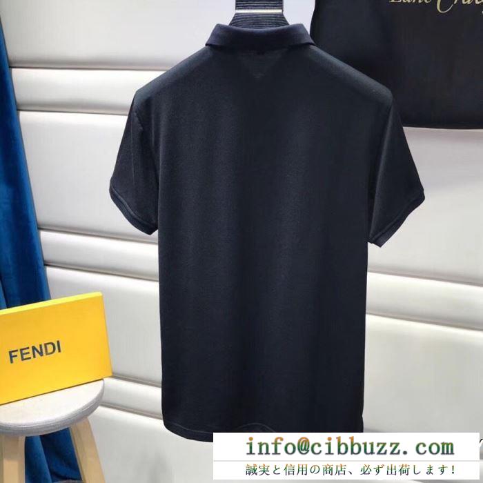 注目が集まる2019夏季新作 半袖tシャツ fendi フェンディ 3色可選 世界で誰もが憧れるブランド