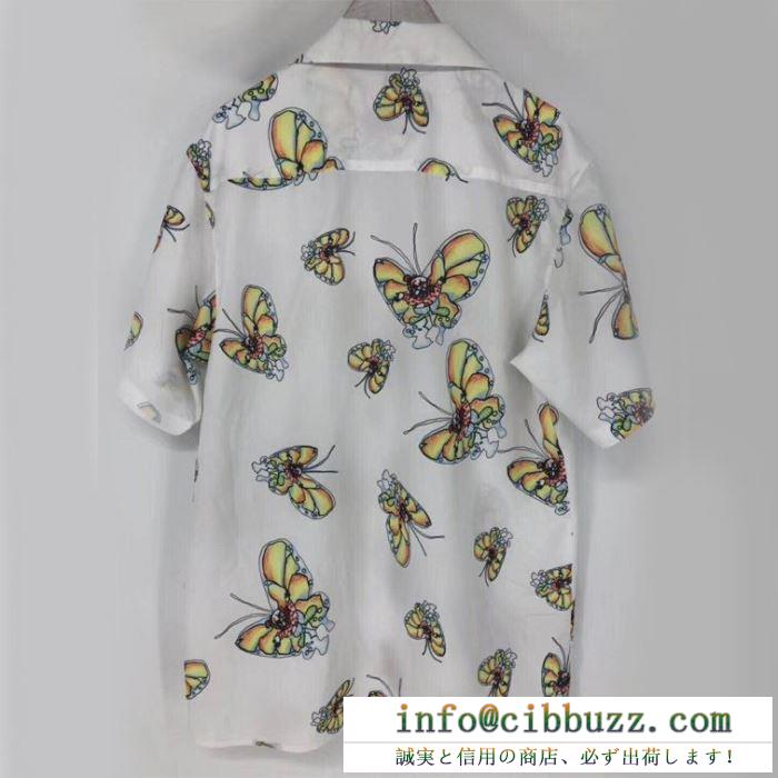 シャツ/半袖 上品保証 19ss gonz butterfly shirt 魅力的なカラー使い 人気爆だんな売れ筋！
