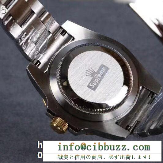 バカ売れ継続中　ロレックス 腕時計 コピーROLEX＆SUPREMEコラボ新作　期間限定激安セール　大人の雰囲気たっぷり
