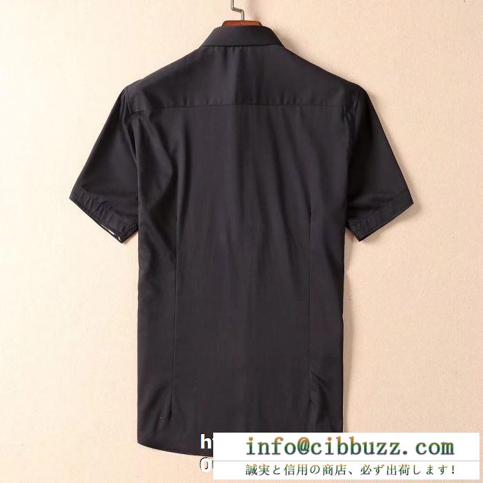 オシャレを満喫できる　Burberryバーバリー通販　半袖シャツ無地3色スーパーコピー　爽やかな雰囲気にあふれるアイテム　