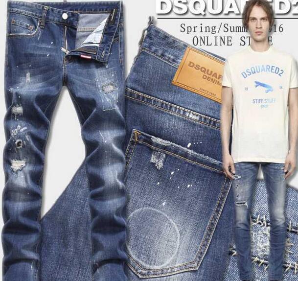 細身に仕立てられた DSQUARED2 ディースクエアードコピー　 洗練されたジーンズ. 