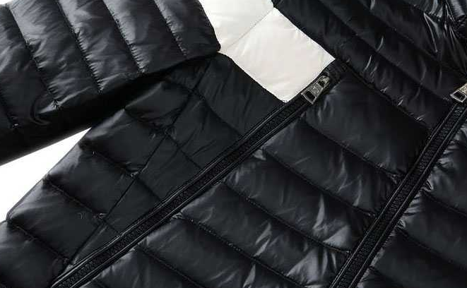 17 新作 moncler モンクレール メンズ サイズ ブラック*ホワイト コットン 長袖 ダウンジャケット.