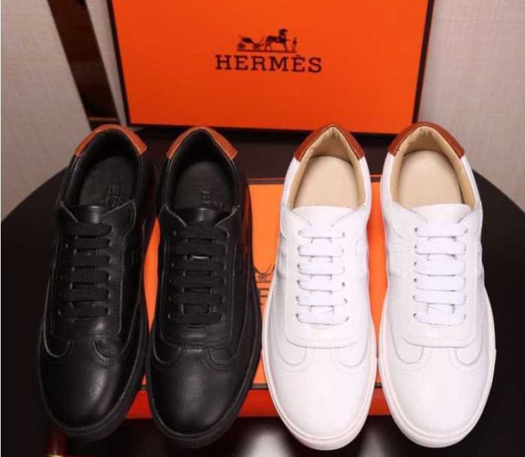 HOT最新作 hermes エルメス コピー 激安 大人気sale! エルメス 靴 メンズ hロゴ ファッション スニーカー ホワイト 黒