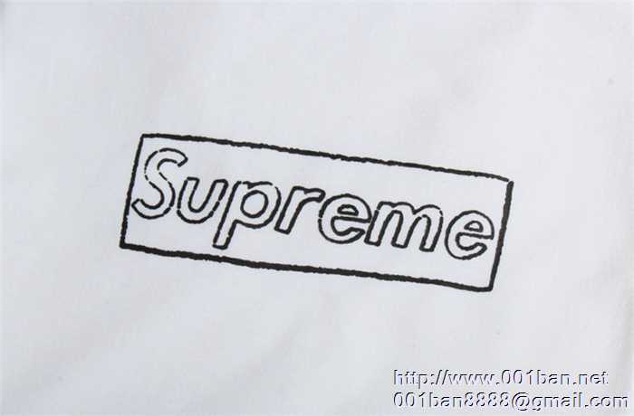 17SSオススメSUPREME×KAWS box logoシュプリーム supremeコピー品 半袖tシャツ ブラック ホワイト 2色可選