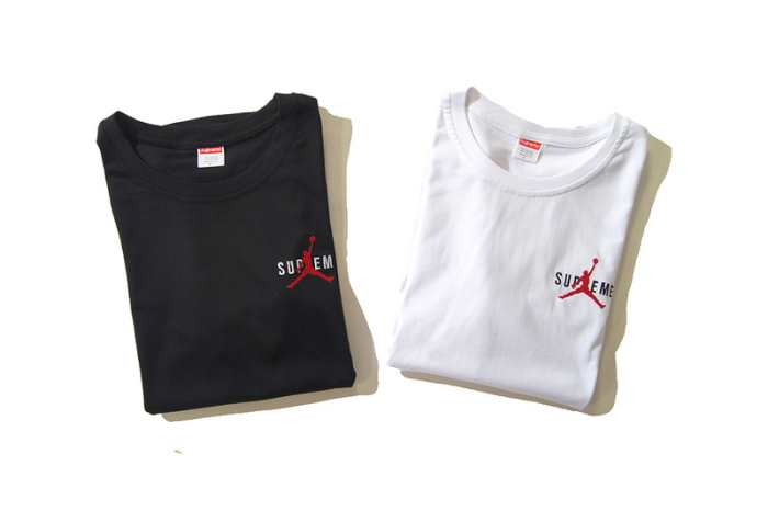完売再入荷SUPREMEシュプリーム通販 半袖tシャツ ロゴ付き ブラック ホワイト 2色可選 男女兼用