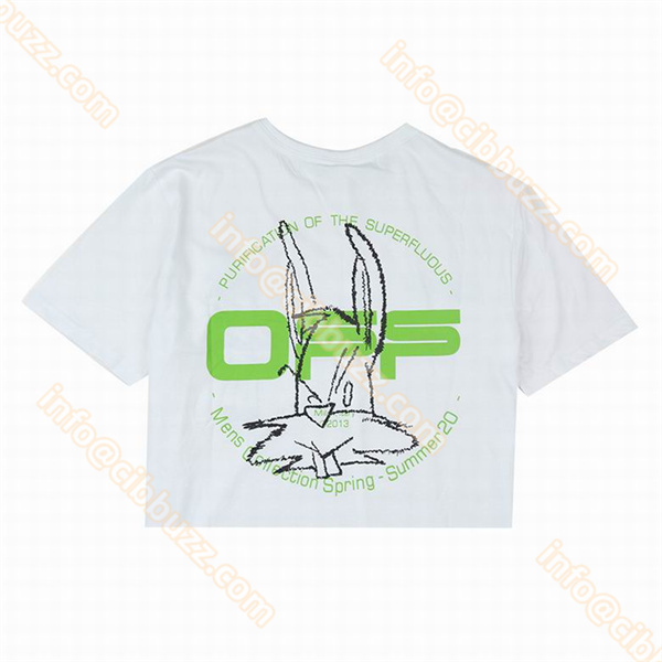 OFF-whiteｔシャツ オフホワイト ロゴ コピー 半袖