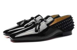 2015 超レア Christian Louboutinクリスチャンルブタン レザーシューズ靴