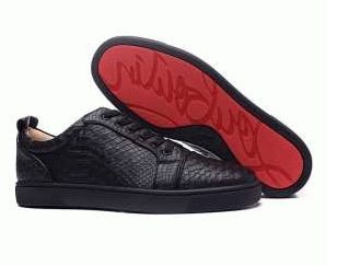 高品質なクリスチャン ルブタン 靴 CHRISTIAN LOUBOUTIN ブラック メンズ スニーカー ビジネス一番魅力的な選択.
