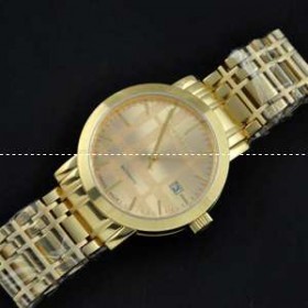 最安値品質保証BURBERRY バーバリー 時計偽物　腕時計BU9033 メンズ　ゴールド機械式ウォッチ