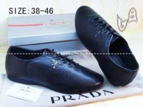【激安】高級品通販PRADAプラダ 靴　コピー　スニーカー メンズ　レザー　靴　ビジネス用　シューズ　ブラック　ロゴ付き　