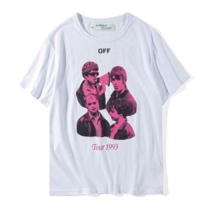 OFF-WHITEオフホワイト偽物メンズ半袖Tシャツ TOUR 1993 THE E...