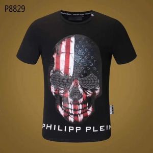 PHILIPP PLEIN フィリッププレイン  半袖Tシャツ  2色可選　稀少*限...