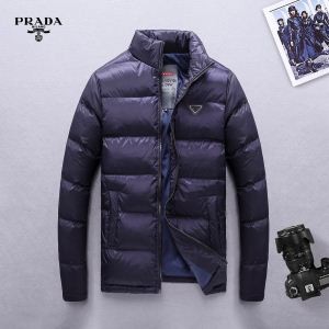 プラダ PRADA  高品質素材を使っている　2色可選  ダウンジャケット メンズ  累計販売数5万枚突破