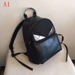 Black nylon backpack7VZ042A2FTF0KURフェンデイ コ...