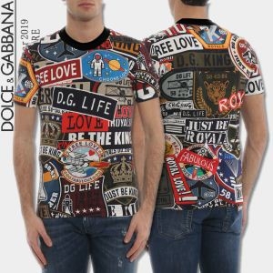Dolce & Gabbana★ DG armyプリントJersey Tシャツ 関税...