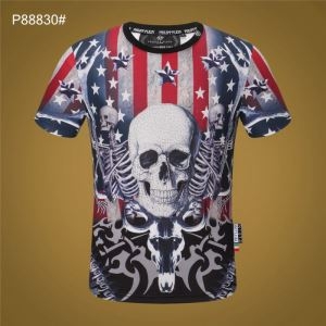 高級感あるデザイン フィリッププレイン 人気ブランドの新作 PHILIPP PLEIN 半袖Tシャツ 2020年春夏の流行