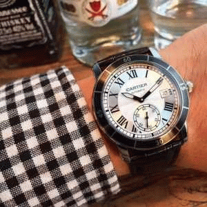 2016個性的なデザ   CARTIER カルティエ 男性用腕時計 2色可選