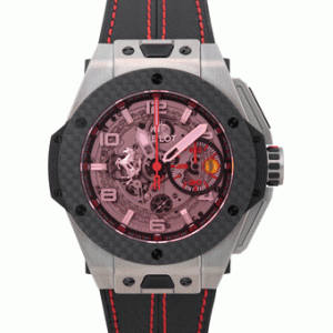 優れた時計ウブロ ビッグバン 大人気限定セール 401.NQ.0123.VR フェラーリ チタニウム 【世界限定1000本】