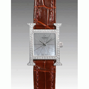 エルメス Hウォッチ優雅 上質なレザー時計 HH1.191.280/ZET ミニお洒落 ホワイト